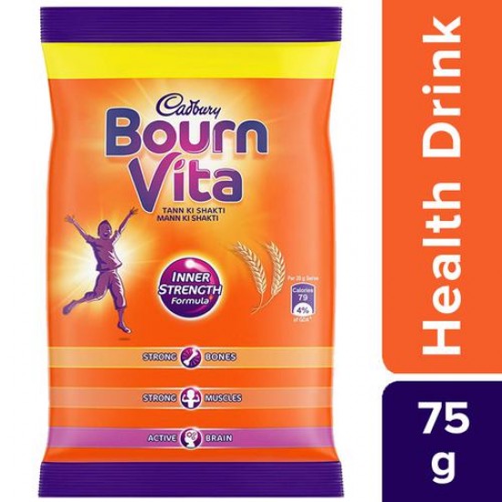 Bournvita Health Drink, 75 g Pouch