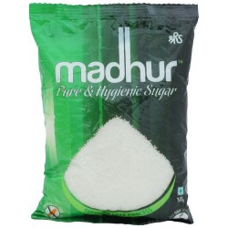 Madhur Sugar - Refined, 1 kg Pouch