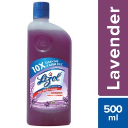 Lizol Disinfectant Surface Cleaner - Lavender, 500 ml