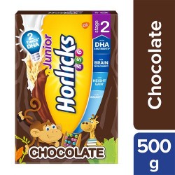 Horlicks Junior Health & Nutrition Drink - Chocolate Flavour 500g.