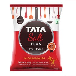 Tata Salt Salt - Iron Plus Iodine, 1 kg