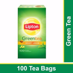 Lipton Green Tea Bags - Honey Lemon, 140 g