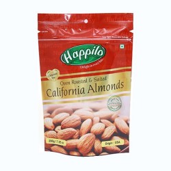 Happilo Oven Roasted & Salted - Californian Almonds, 250 g