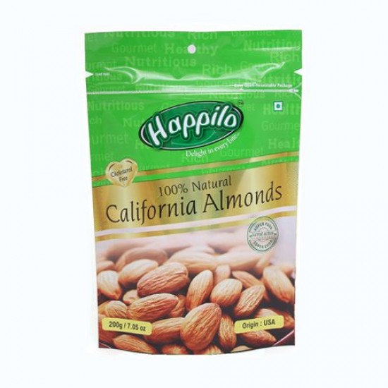 Happilo 100% Natural - Californian Almonds, 250 g