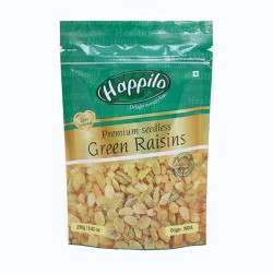 Happilo Green Raisins - Premium Seedless, 250 g