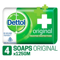 Dettol Original Soap 125 gms (Pack of 4)