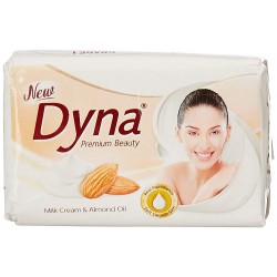 Dyna Soap, Milk and Almond, 100g (Pack of 4)