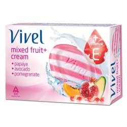 Vivel Mixed Fruit and Cream Soap, 100g