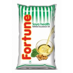 Fortune Soya Health Refined Soyabean Oil (Pouch) 1 L.