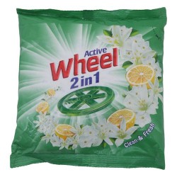 Wheel Detergent Powder - Green Lemon & Jasmine, 1 kg