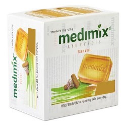 Medimix Bathing Soap - Ayurvedic Sandal, 125 g Pack of 3