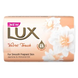 Lux Velvet Touch jasmine & Almond Oil Soap 100 gms (pack of 3)