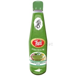 Tops Sauce - Green Chilli, 650 g Bottle